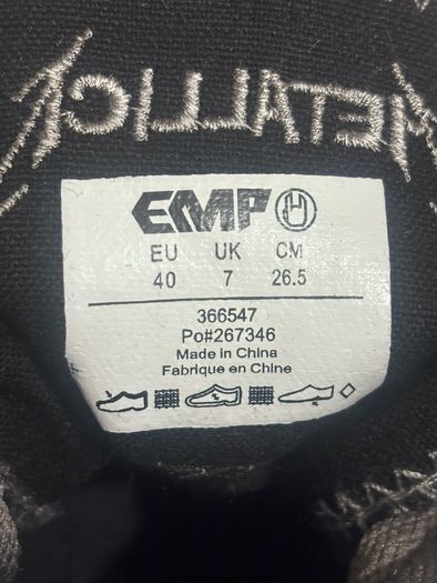 Ladies Metallica sneakers never worn