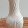 Belleek Vase - Shell Design White & Pink Image 2