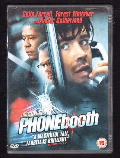 Phonebooth starring Colin Farrell, Forest Whitaker and Kiefer Sutherland