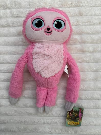 Sash The Croods New Age Pink Three Toed Sloth Plush Soft approx. 33cm. Pleae see photos