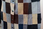 1970s Vintage Dalia Lee Suede Skirt