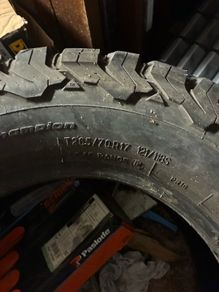 Bf goodrich 265-70-17