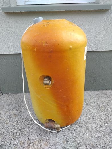 Insulated copper water cylinder / immersion tank