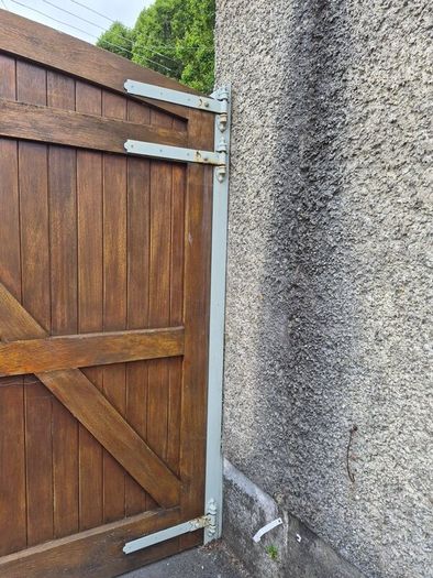 Solid wood garden gates
