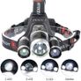 Headlamp T6 Strong Light Outdoor Camping Tent Fishing Lamp Head Mounted Led Aluminum Alloy Usb Charging Camping Headlamp Image 3
