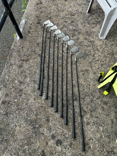 Calvin Klein golf bag and clubs