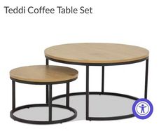Teddi Coffee Table Nest of 2