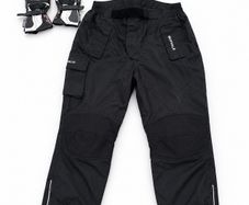 Motorbike trousers and gloves