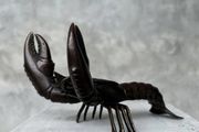 Unique bronze lobster statue