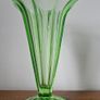 Vintage  uranium glass vase Image 4