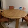 Dining Table - Oak - Round- 150 cm x 76 cm Image 2