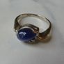 Star Sapphire and Diamond Ring, Strong Centred Star, 14K White Gold Image 4