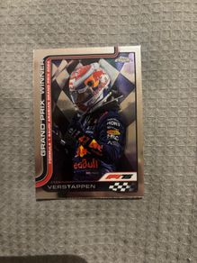Max Verstappen F1 Topps Chrome card