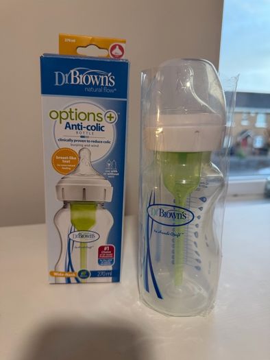 Dr. Brown's Anti-Colic Baby Bottles, Microwave Steam Sterilser and Botle Brush