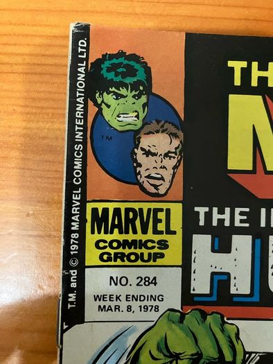 Comic: 'The Mighty World Of Marvel' no. 284 / 1978