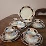 Antique Tea Service Bone China Hand Painted 10 Settings Image 2
