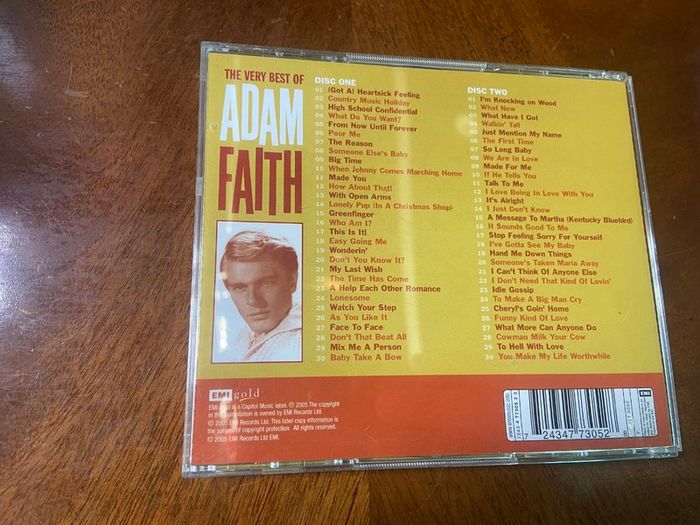 The Very Best of Adam Faith Double CD
