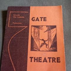Gate Theatre Programme 1980