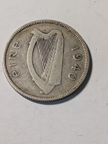 Irish Silver Florin 1940