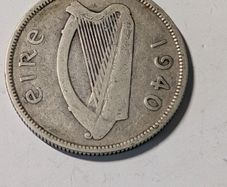 Irish Silver Florin 1940