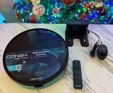 Cecotec Robot Vacuum Cleaner with Gyroscopic Navigation and App Conga M10 X-Treme. 2000Pa, Sweeping, Vacuuming, Wiping and Moping, 120 min Autonomy, Fall Sensors and 2 Side Brushes