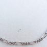 Vintage Sterling Silver 925 Figaro Necklace Chain 18" length - 7,30g Image 5