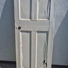 Original 1920s Four-Panel Timber Door