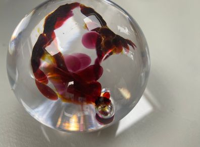 Vintage Glass paperweight
