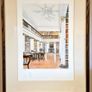 Large Original Print King's Inns Library By David Evans Image 8
