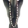 Vintage Pink Quartz Nugget Necklace Image 2