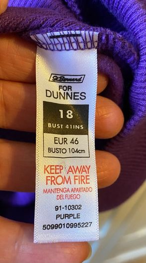 Women's Purple Hoodie Size 18