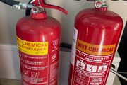 As New - 2 x Wet Chemical Fire Extinguishers - Can Deliver