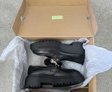 Brand New Women Leather Loafers - UK 4 / 37