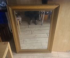 Vintage gold mirror