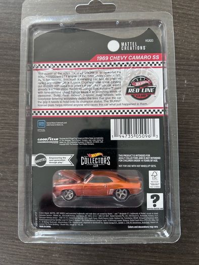 HotWheels Collectors Carded RLC Chevy Camaro SS