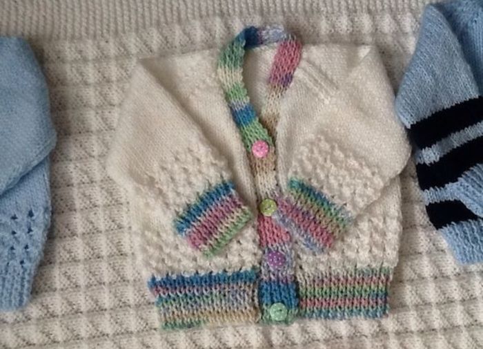Handmade baby cardigans & Blankets