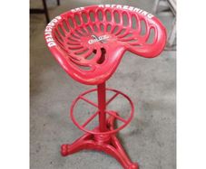 Coca Cola Tractor Seat Stool H274