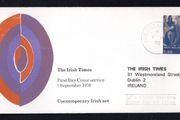 1970 Ireland Contemporary Irish Art Painting by Manie Jellet Commemorative Stamp Illustrated Irish Time First Day Cover (FDC)
