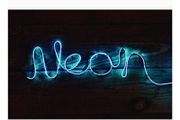 Fizz Creations Make Your Own Neon Sign - 1 Metre Neon Blue String With x3 Different Settings &amp; 3 Metre Shape Wiring - RRP - 18.99