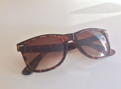 Ladies Tan & Brown Tortoiseshell Designed Sunglasses 10.00 euro