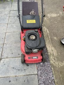 petrol lawnmower