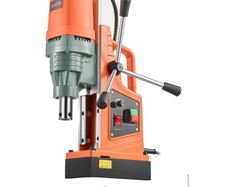 Magnetic Drill, 1550W Motor 50 mm Coring Diameter, 13000 N Magnetic Force, 0-550 RPM Variable Speed, Portable Electric Mag Drill Press Drilling Machine for Metal Surface, Home Improvement