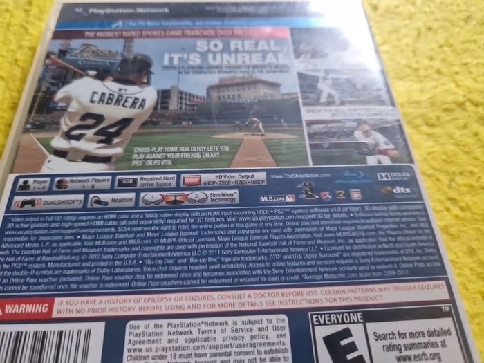 MLB 13 The Show  PlayStation3 Ps3 games Original