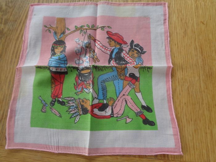 Vintage Childrens Hankerchiefs x 3 for Sale