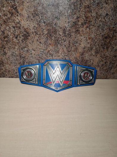 Kids Junior Wwe Wrestling Belt Universal Champion Blue Mattel 2014
