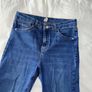 Topshop Womens Moto Blue Skinny Jeans - size W28 L33 Image 2