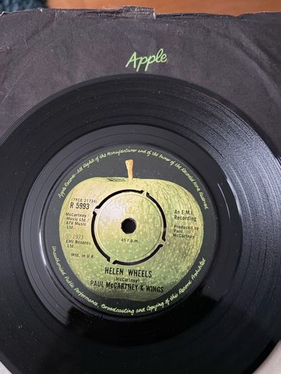 Paul McCartney vinyl single Irish pressing