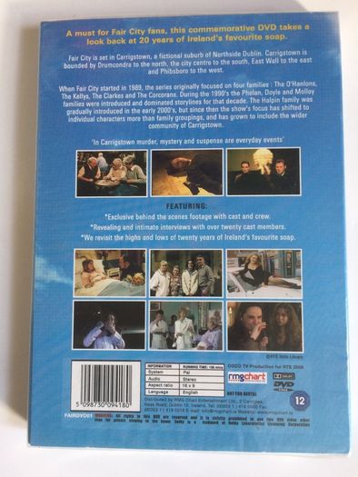 Fair City: 20 Years In Carrigstown (2009) [DVD TV Boxset] STILL SEALED