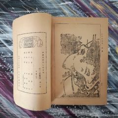 Vintage 1948 Chinese Book: Mustard Seed Garden Painting Manual