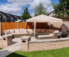 XL Rathwood Outdoor Corner Sofa Dining Set